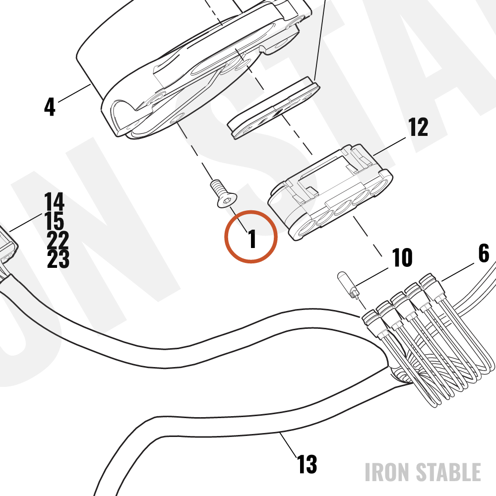 Harley-Davidson Screw, Flat, C'sunk, Hex Sckt