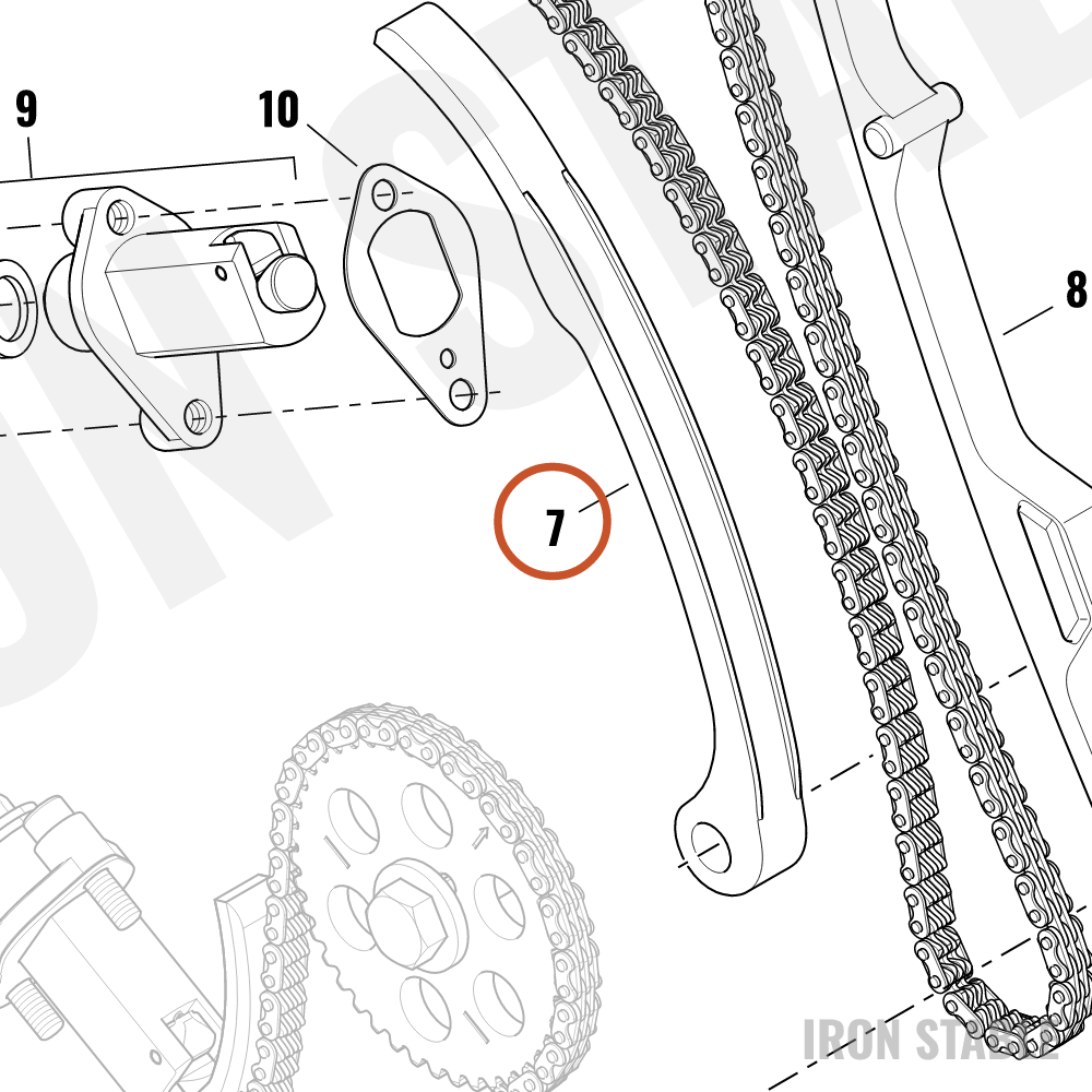 Harley-Davidson Guide, Chain, Slack Side