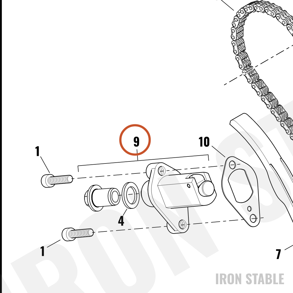 Harley-Davidson Tensioner Assembly