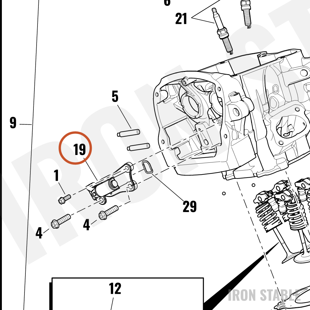 Harley-Davidson Tensioner, Camdr Chn, Assembly