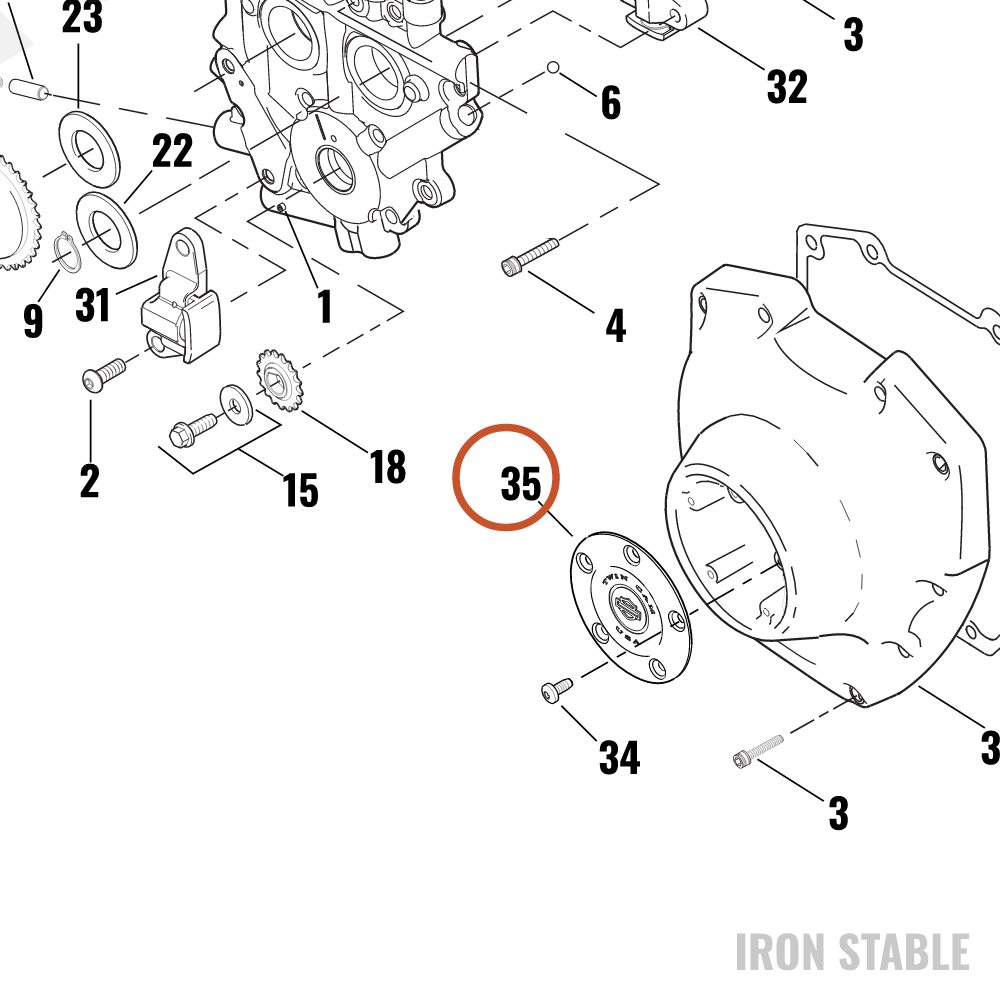 Harley-Davidson Cover, Timer