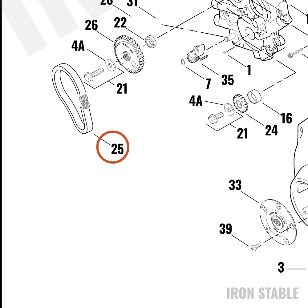 Harley-Davidson Chain, Cam Drive