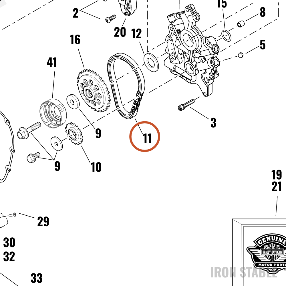 Harley-Davidson Camshaft, X