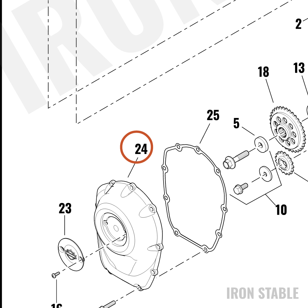 Harley-Davidson Cover, Cam, X