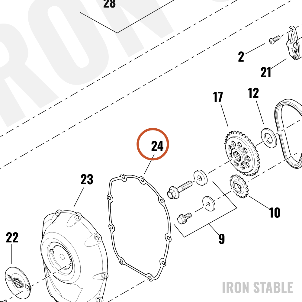 Harley-Davidson Gasket, Cover, Cam