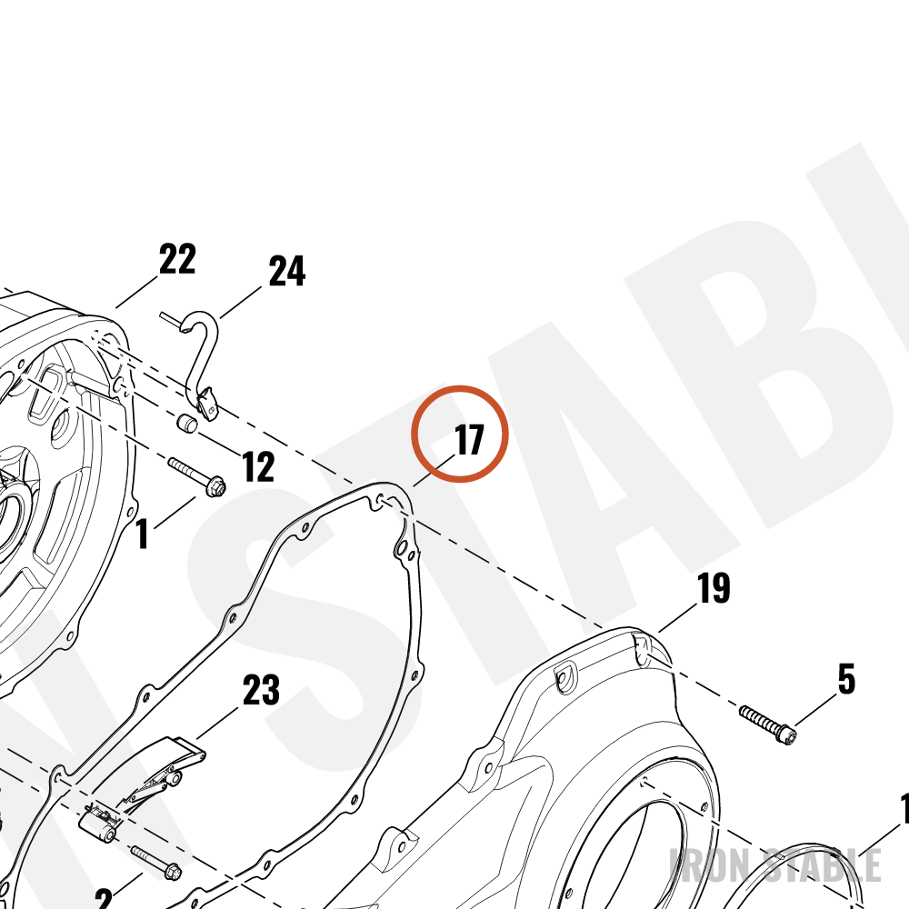 Harley-Davidson Gasket, Cover, X