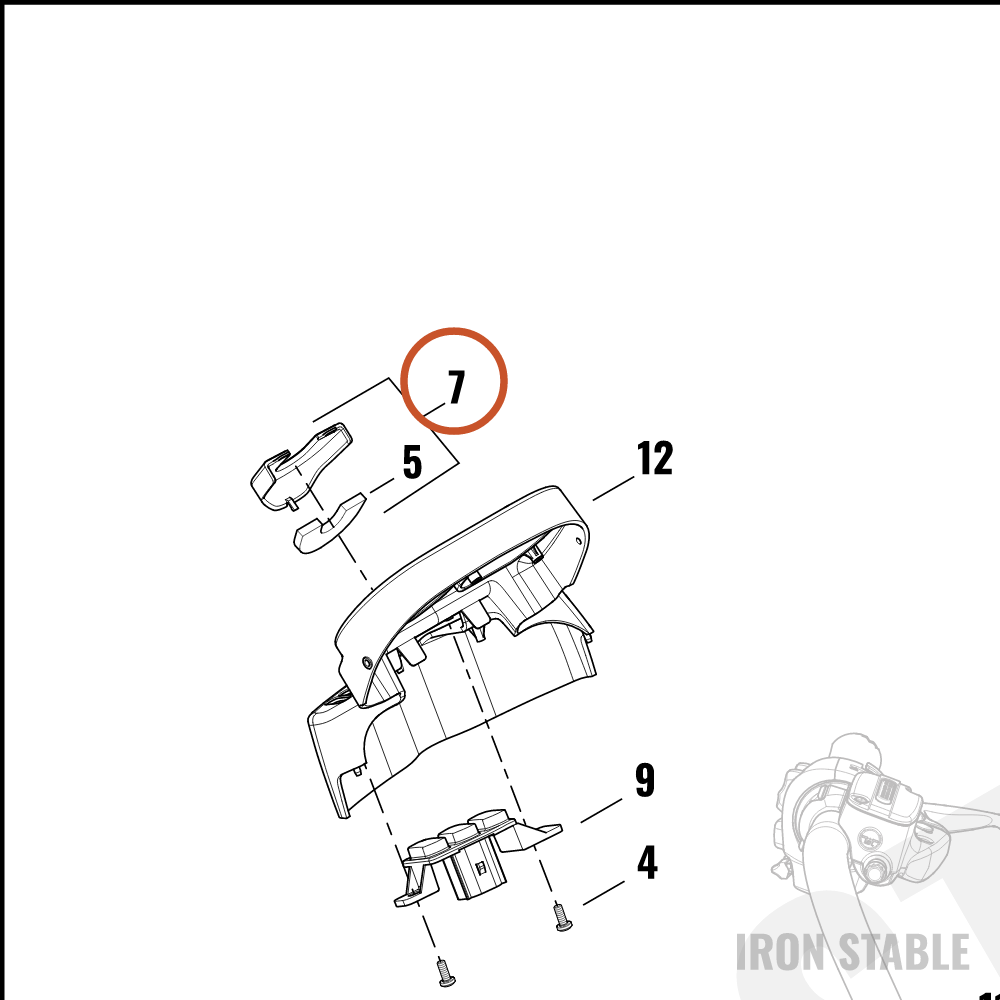 Harley-Davidson Cover Assembly, Ignition Switch