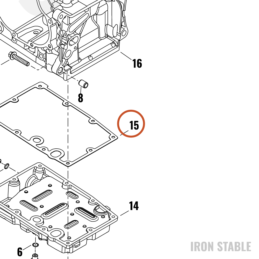 Harley-Davidson Gasket, Cover, Oil Pan