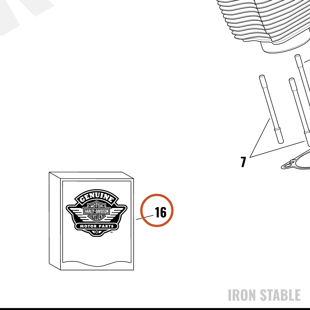 Harley-Davidson Kit, Cover/Slg, Top End