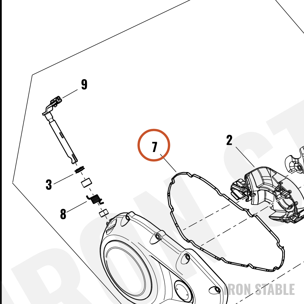 Harley-Davidson Gasket, Cover, Primary