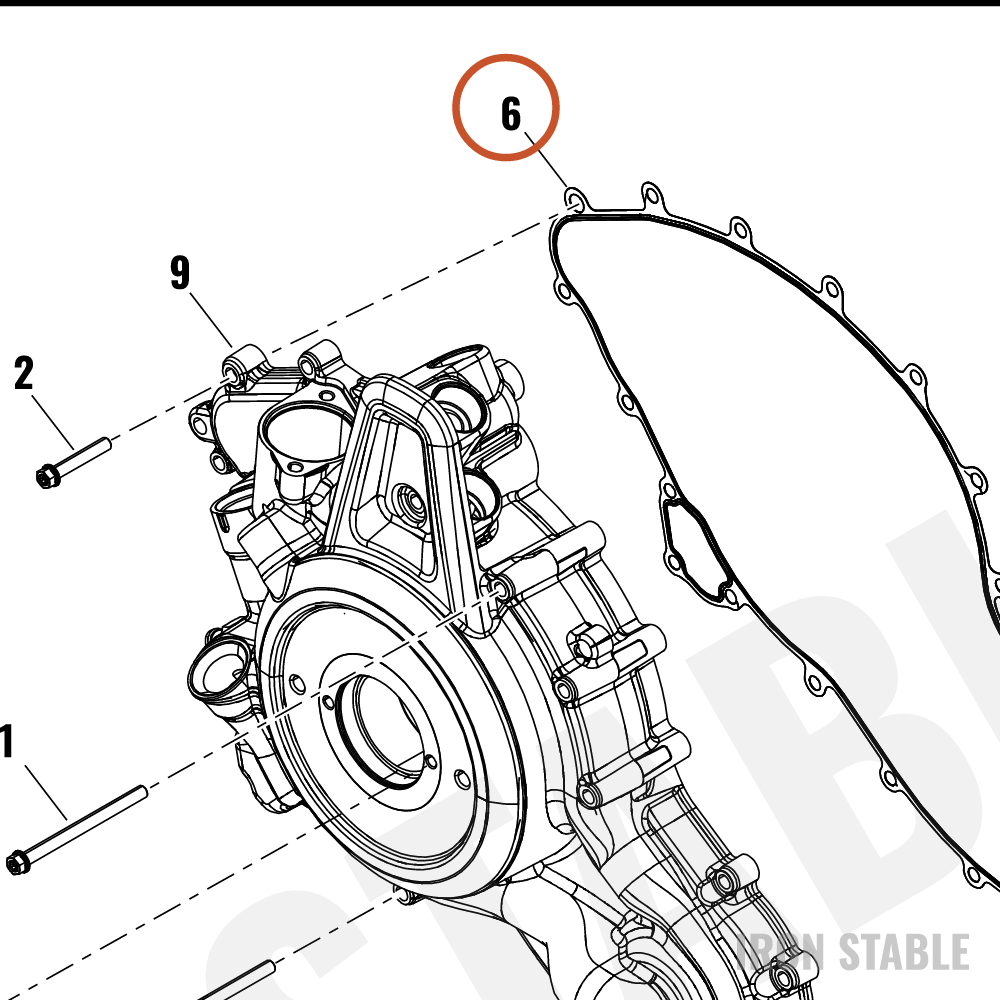 Harley-Davidson Gasket, Cover, Manifold To Crankca