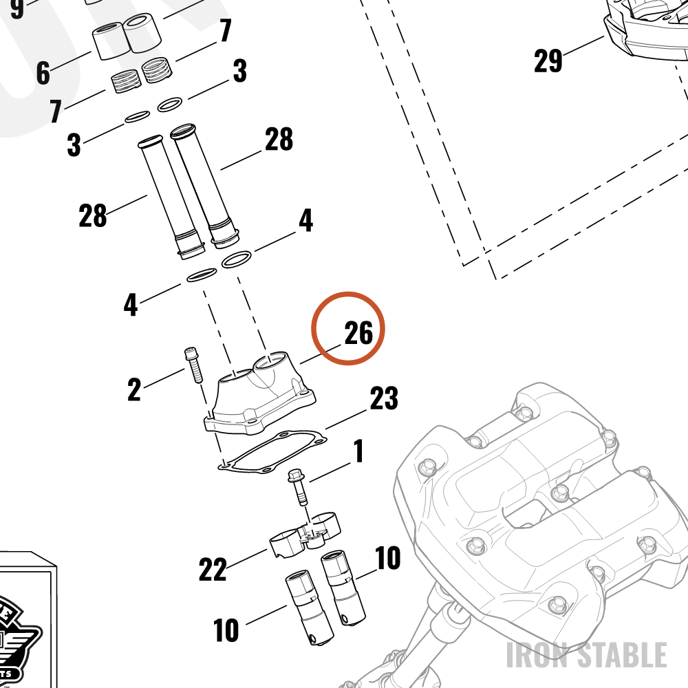 Harley-Davidson Cover, Tpt, Rear, Scchrm