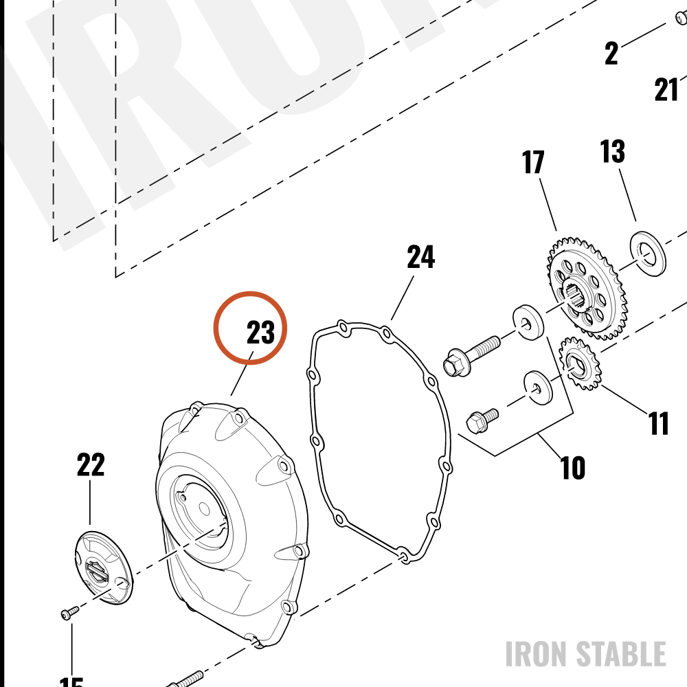 Harley-Davidson Cover, Cam, Scchrm