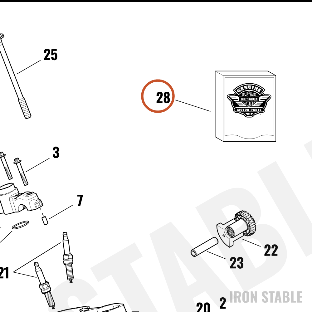 Harley-Davidson Kit, Cover/Slg, Top End, 105mm
