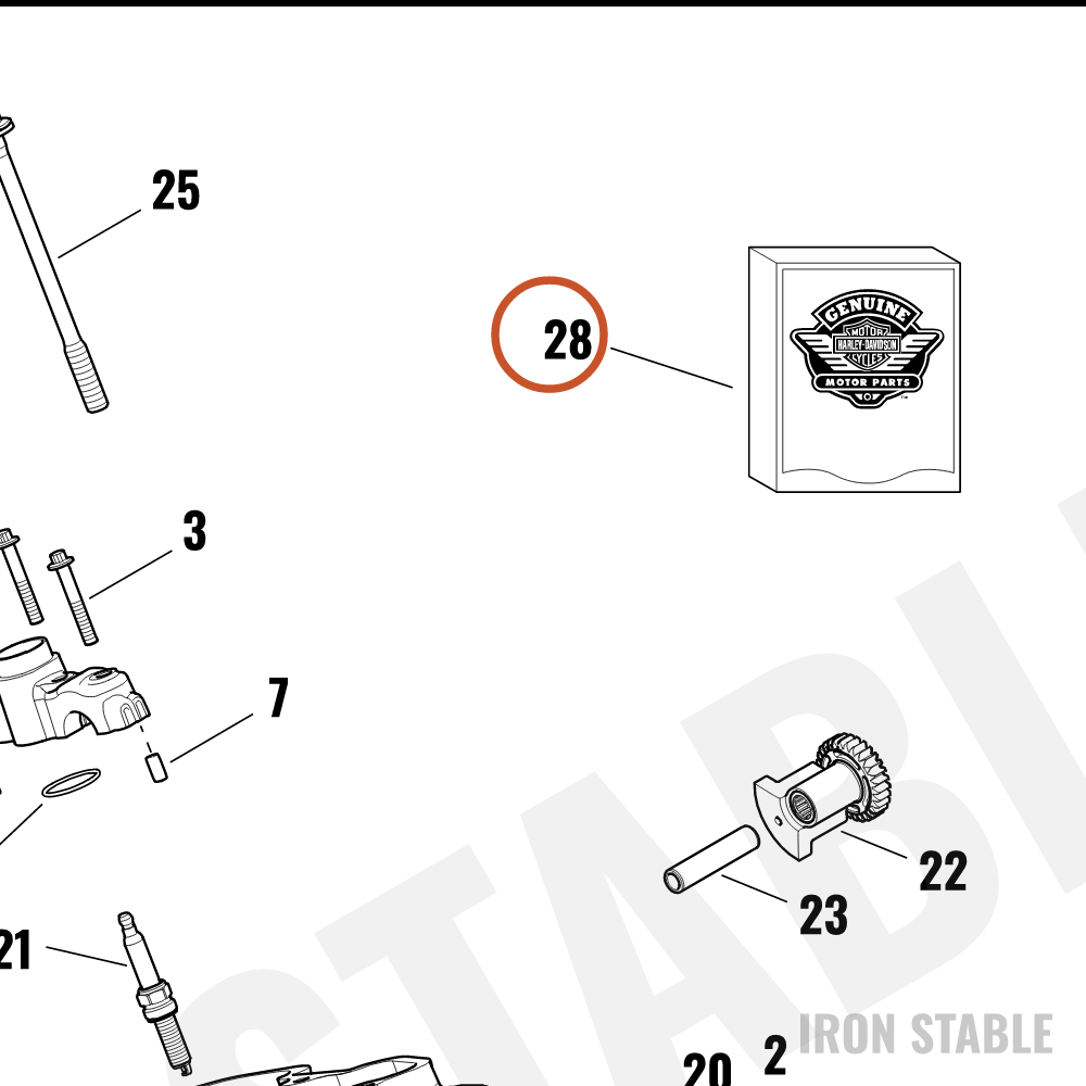 Harley-Davidson Kit, Cover/Slg, Top End, 97mm