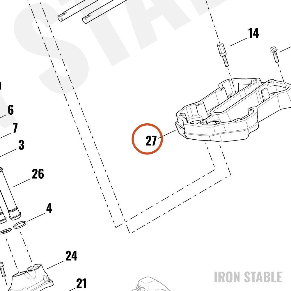 Harley-Davidson Cover, Rkra/Valve, Assembly, Lower, Hot
