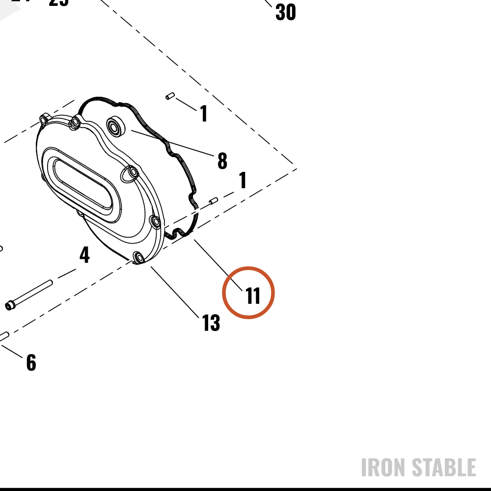 Harley-Davidson Seal, Cover, Pip Seal, Rvs