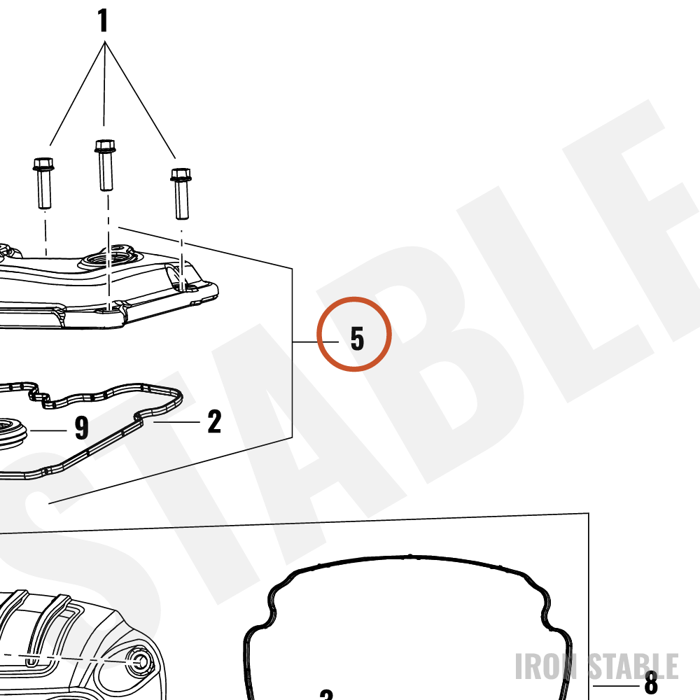 Harley-Davidson Cover, Rkra/Valve, Assembly, Satin Bl