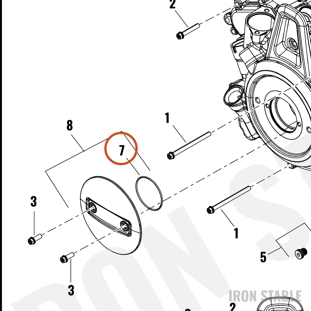 Harley-Davidson Gasket, Cover, Alternator