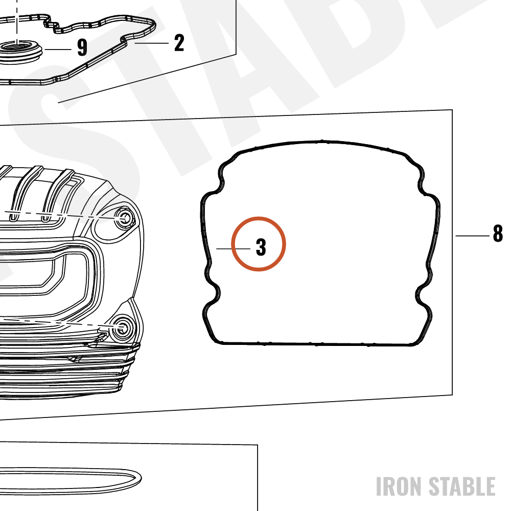 Harley-Davidson Gasket, Cover, Cam, Sprocket
