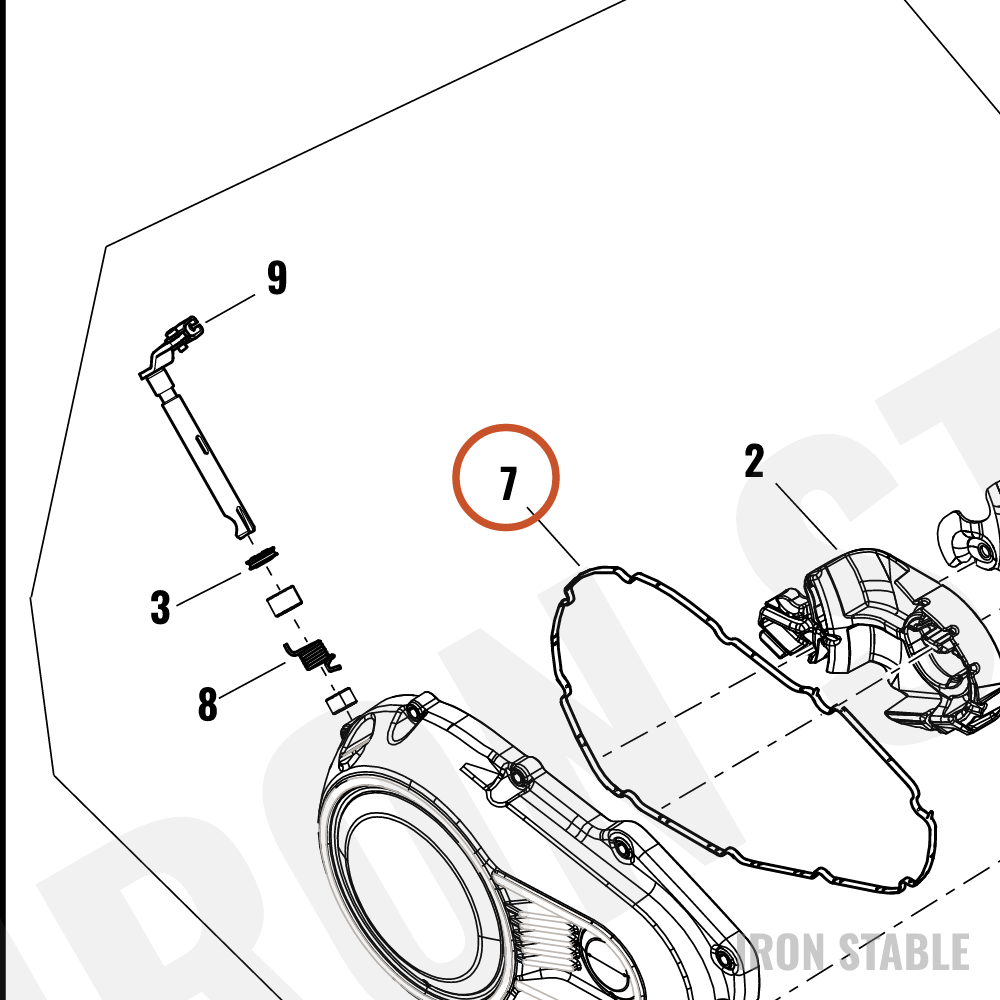 Harley-Davidson Gasket, Cover, Primary