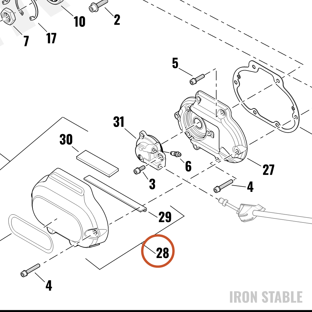 Harley-Davidson Pt Cover Misc Component, Cover, Trans, 