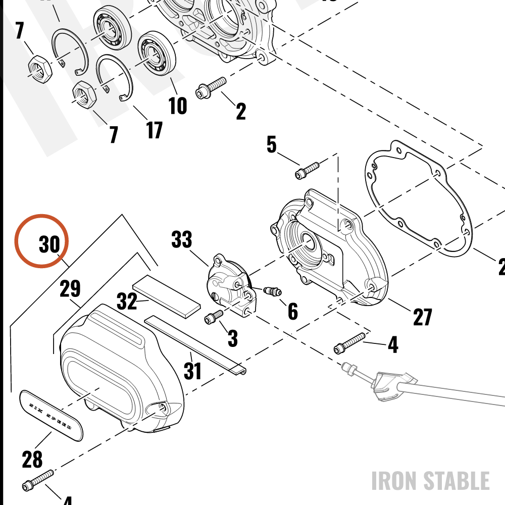Harley-Davidson Pt Cover Misc Component, Cover Assembly, Tr