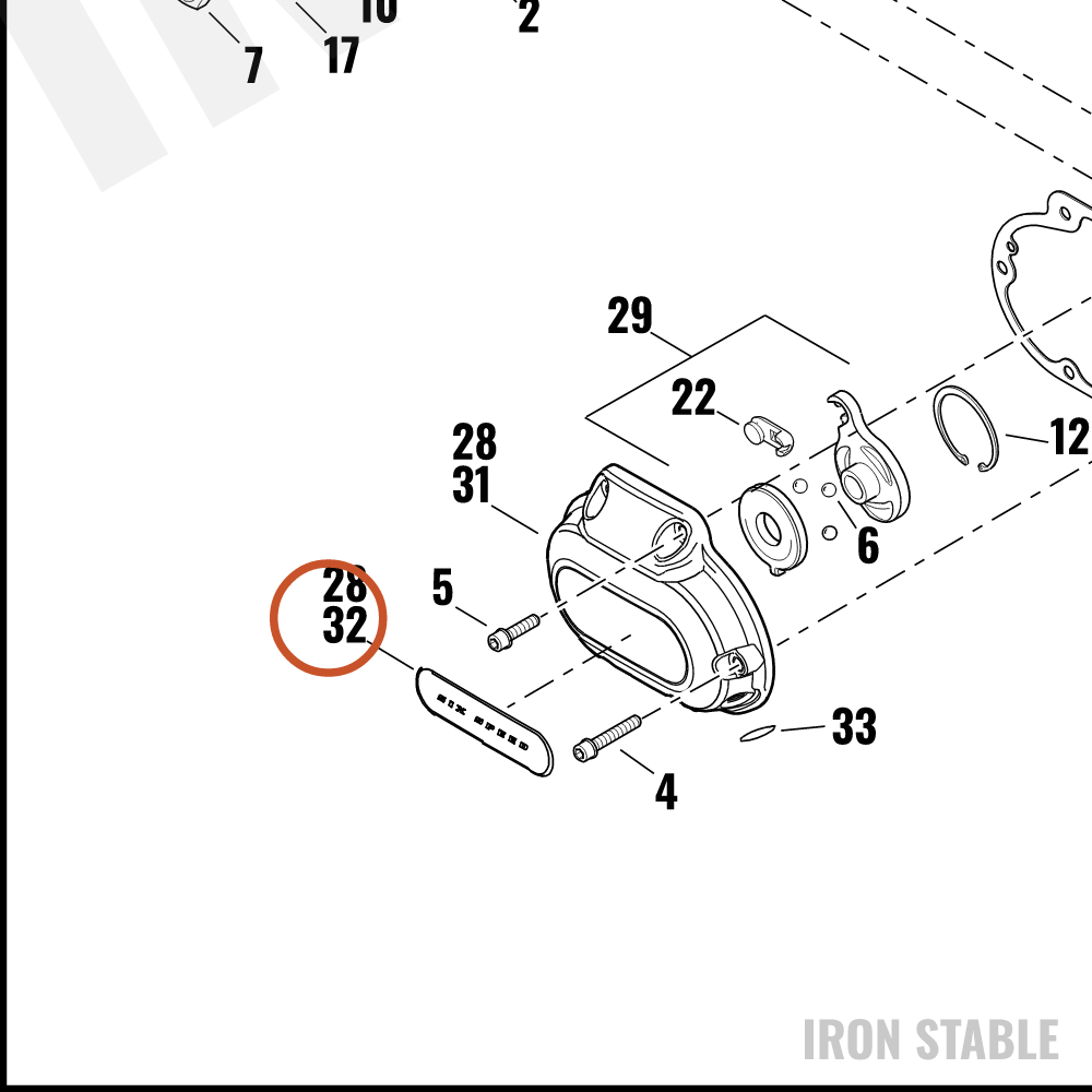 Harley-Davidson Pt Cover Misc Component, Medallion
