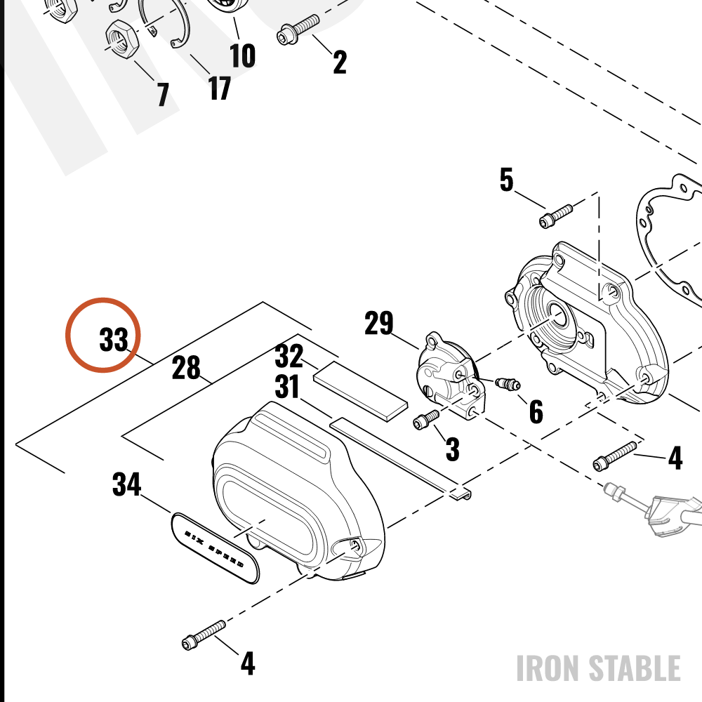 Harley-Davidson Pt Cover Misc Component, Cover Assembly, Xms