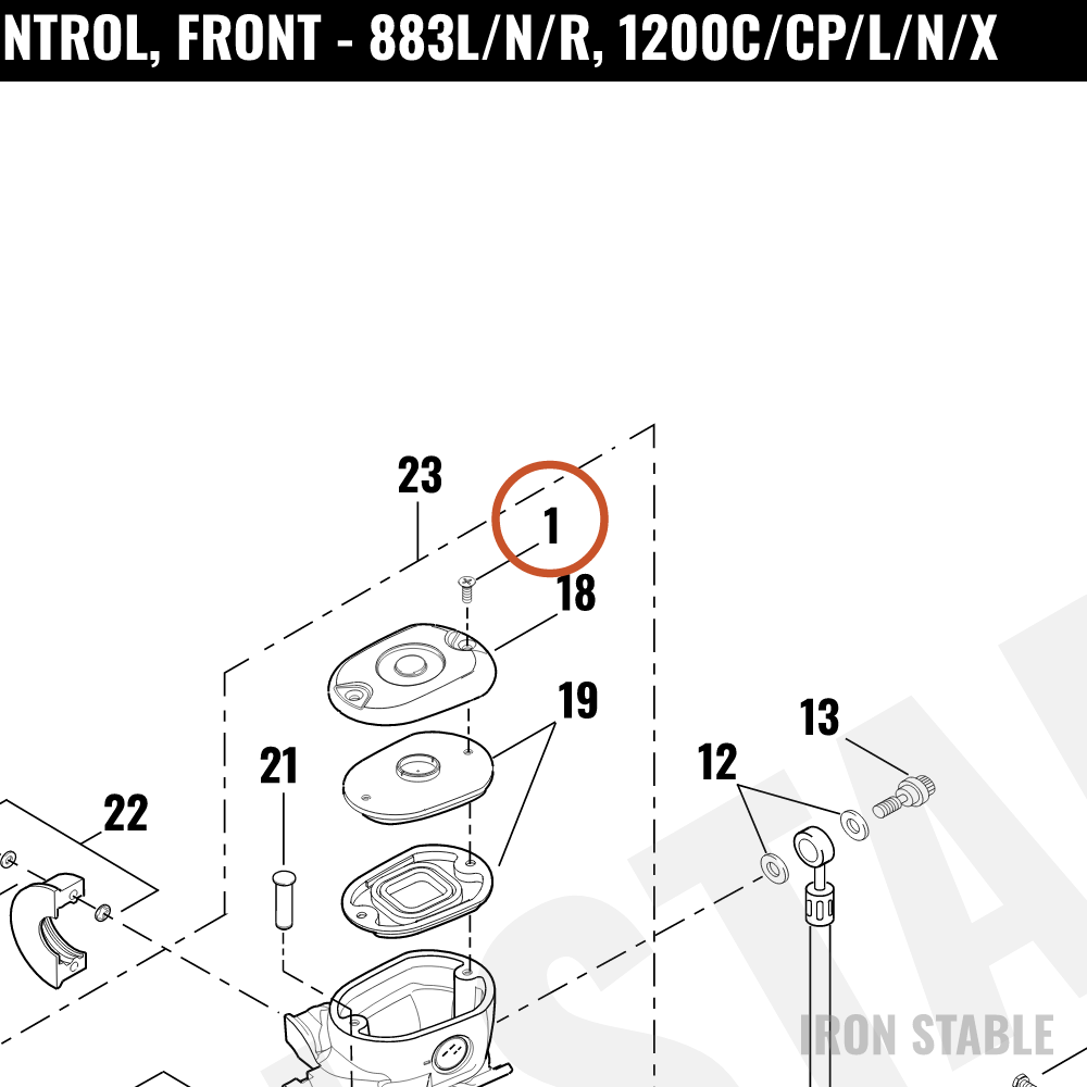 Harley-Davidson Screw, Flat Hd