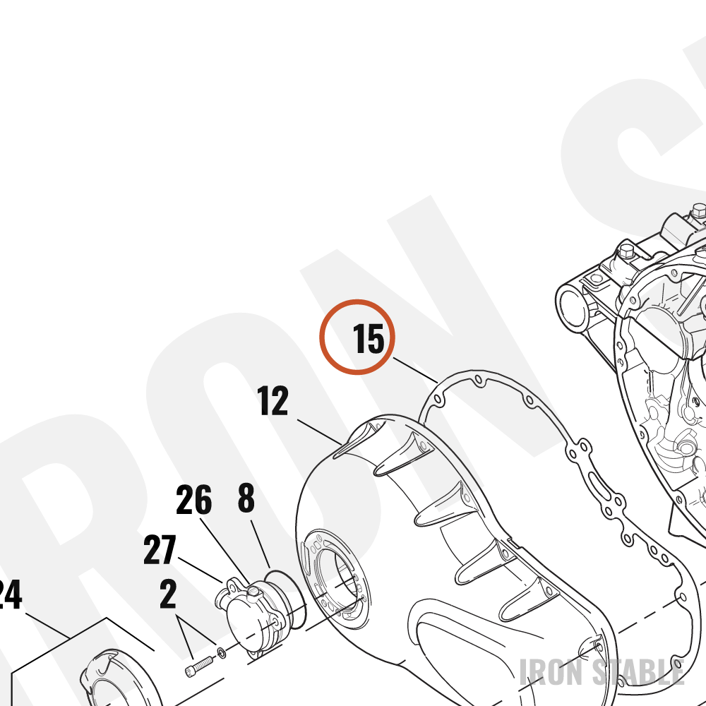 Harley-Davidson Gasket, Clutch Cover