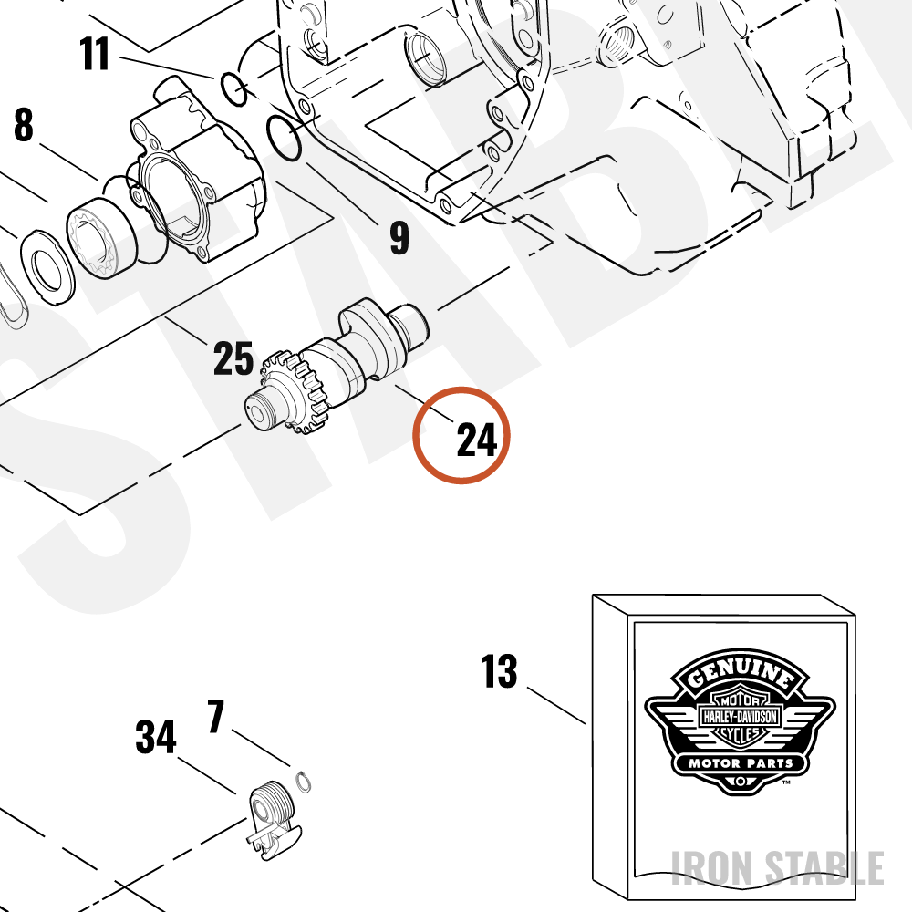 Harley-Davidson Kit Cam 1450/1550