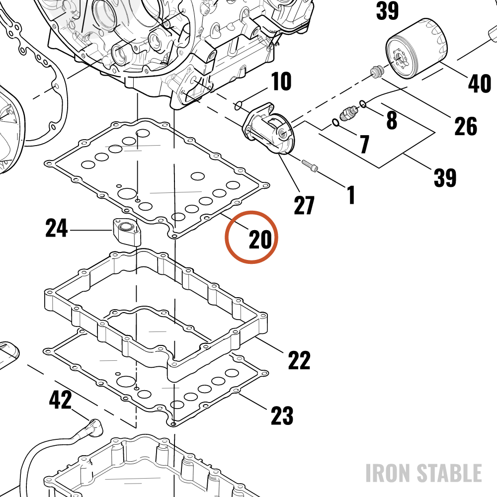 Harley-Davidson Baffle Plate