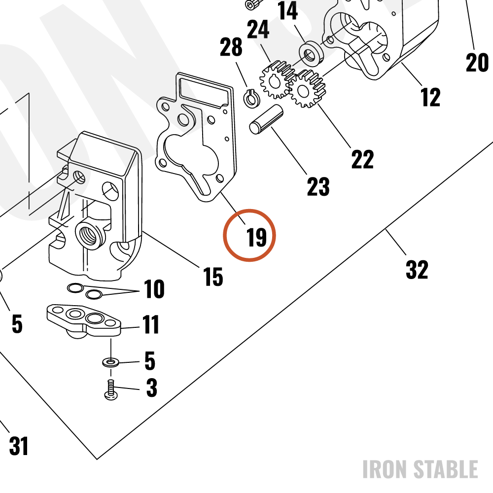 Harley-Davidson Gasket, Oilpump Cover