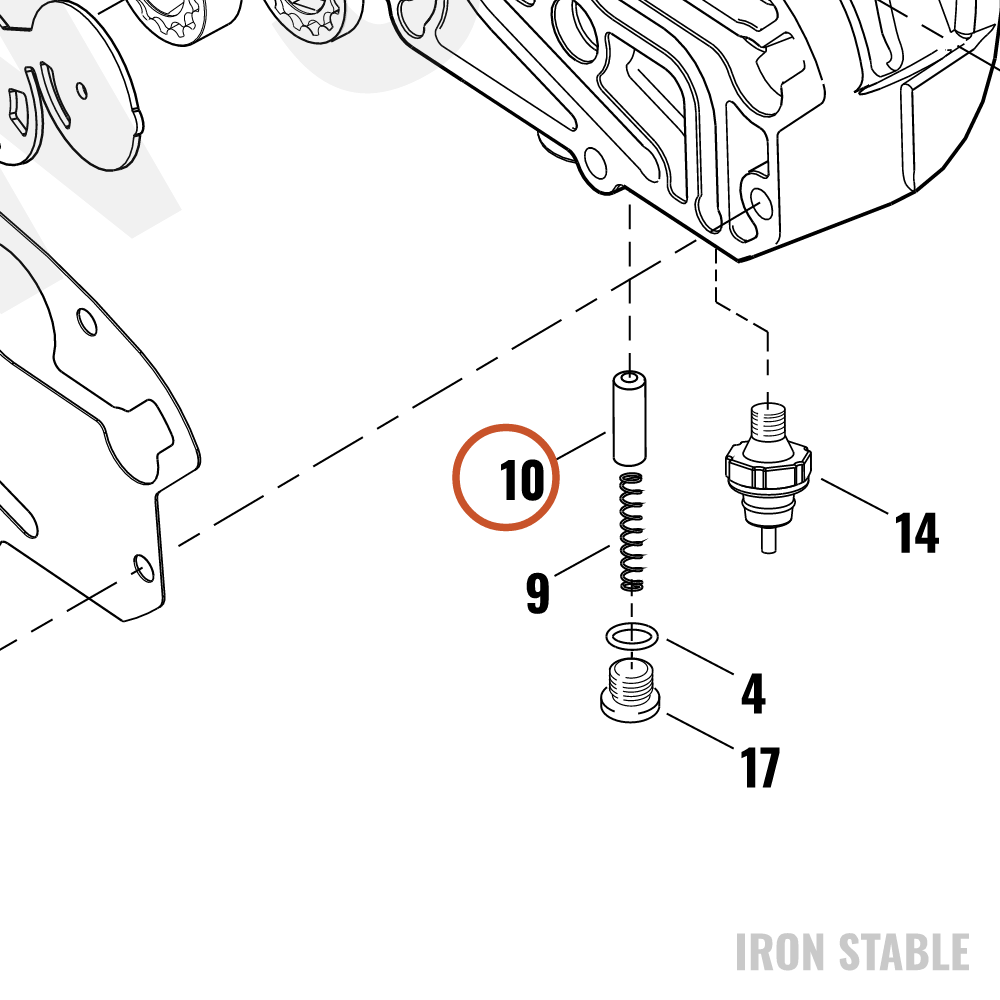Harley-Davidson Valve, Bypass/Oilpump