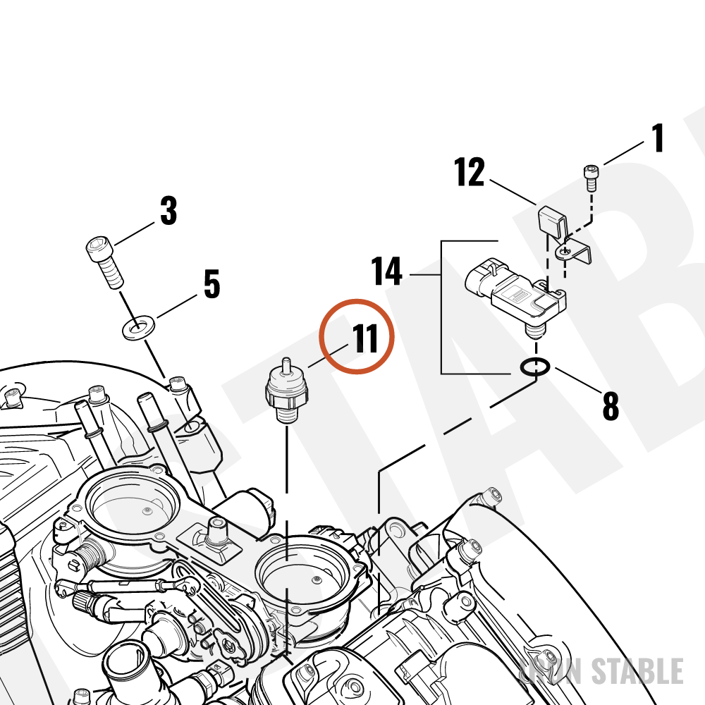 Harley-Davidson Switch, Oil Pressure