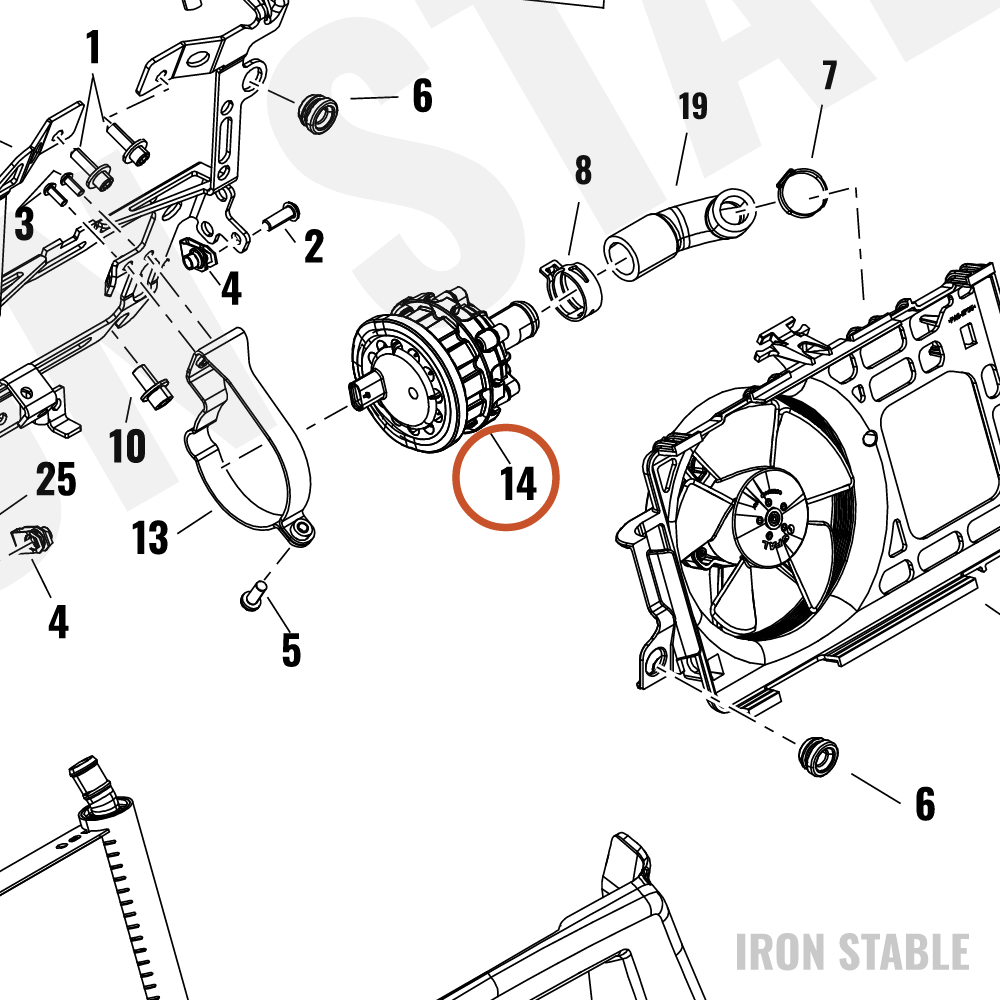 Harley-Davidson Pump, Water, Electric
