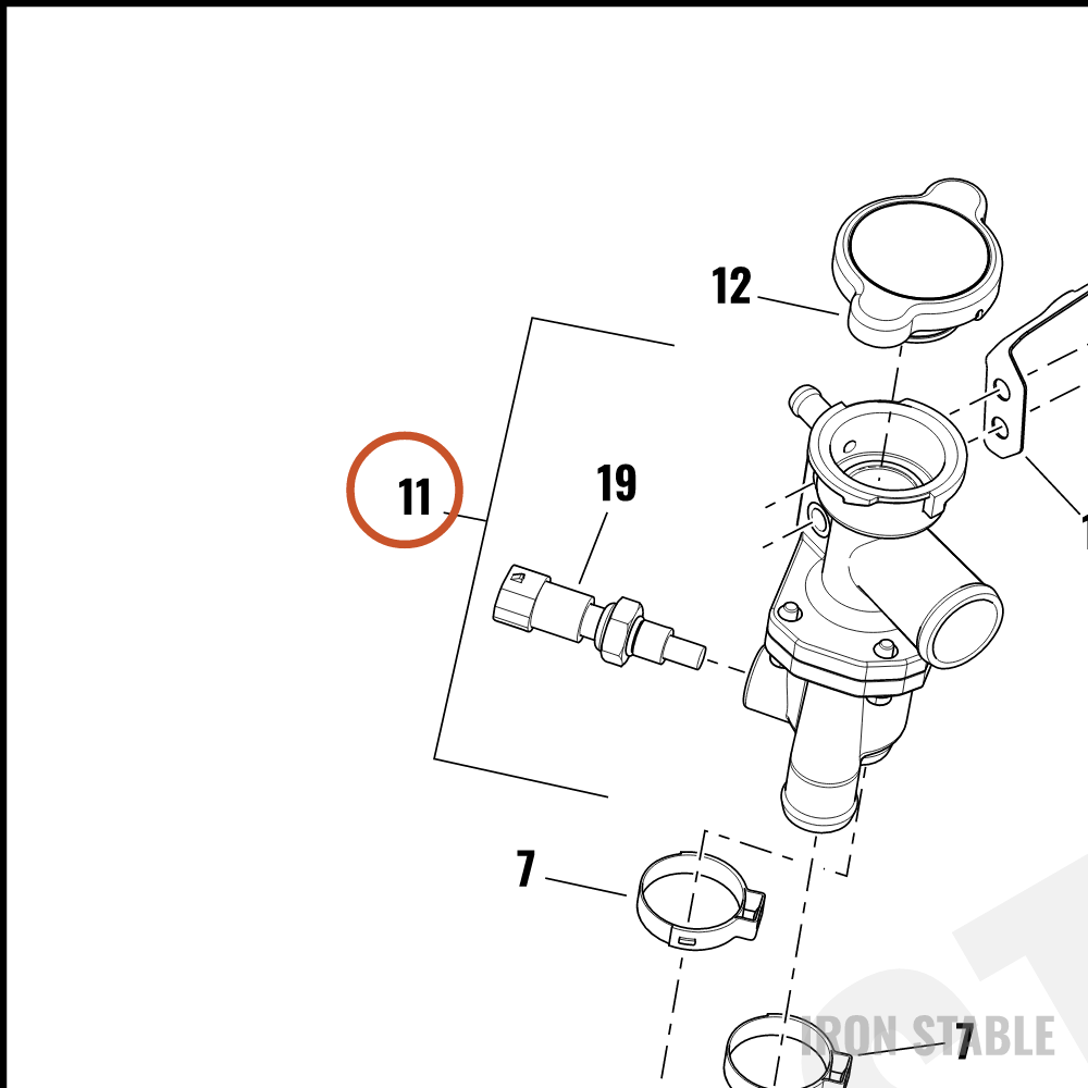 Harley-Davidson Thermostat, W/Hsg, Assembly