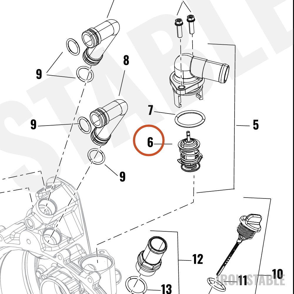 Harley-Davidson Thermostat, Element