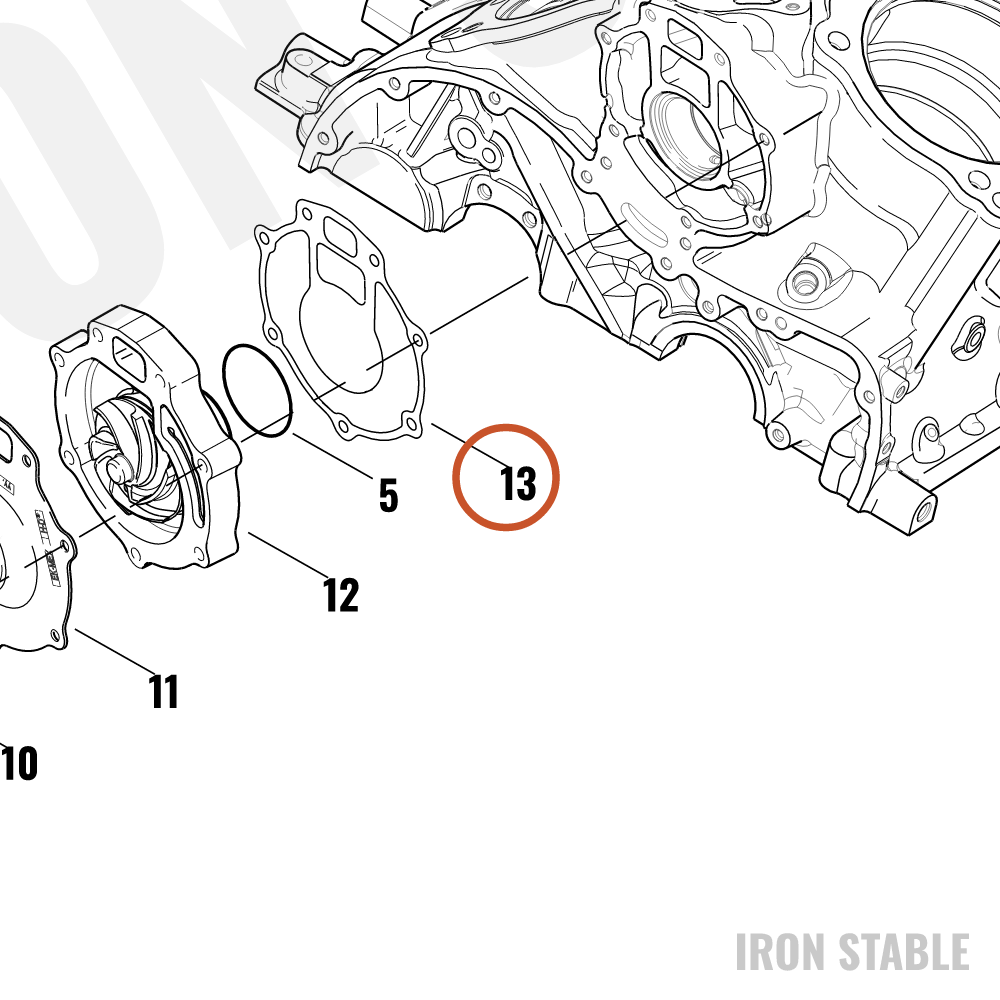 Harley-Davidson Gasket, Waterpump