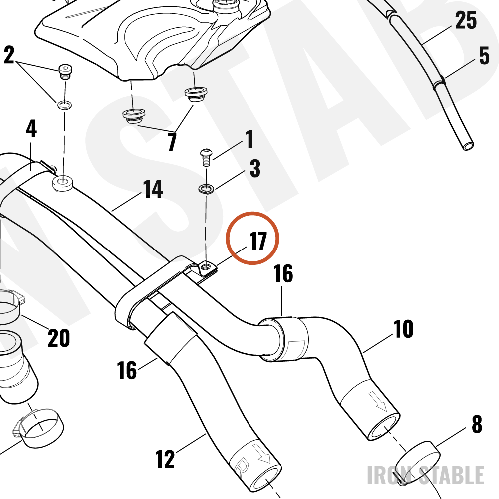 Harley-Davidson Hose Clamp