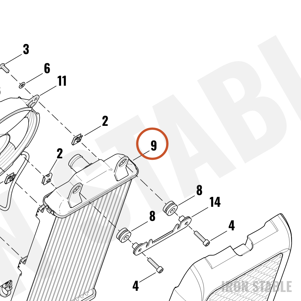 Harley-Davidson Radiator