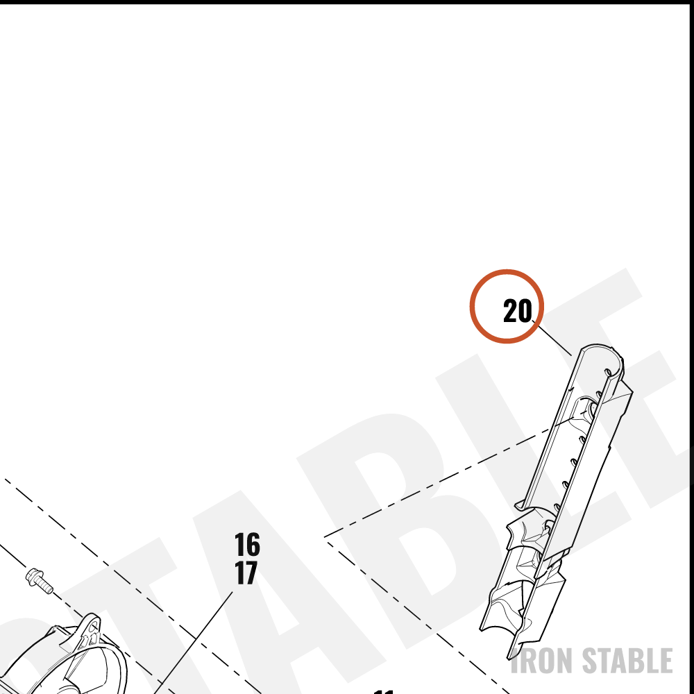 Harley-Davidson Bracket, Radiator, Left