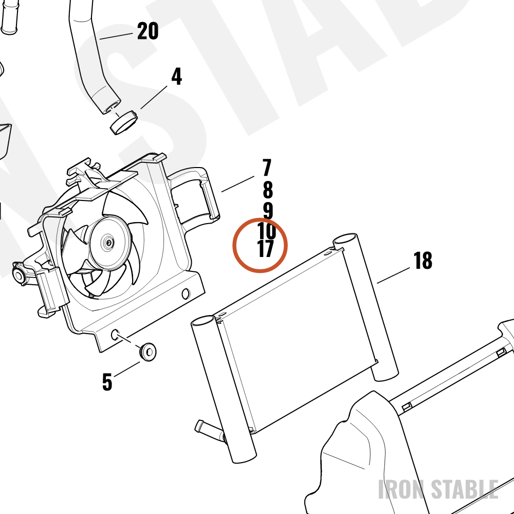 Harley-Davidson Cooling Fan, Oil Cooler