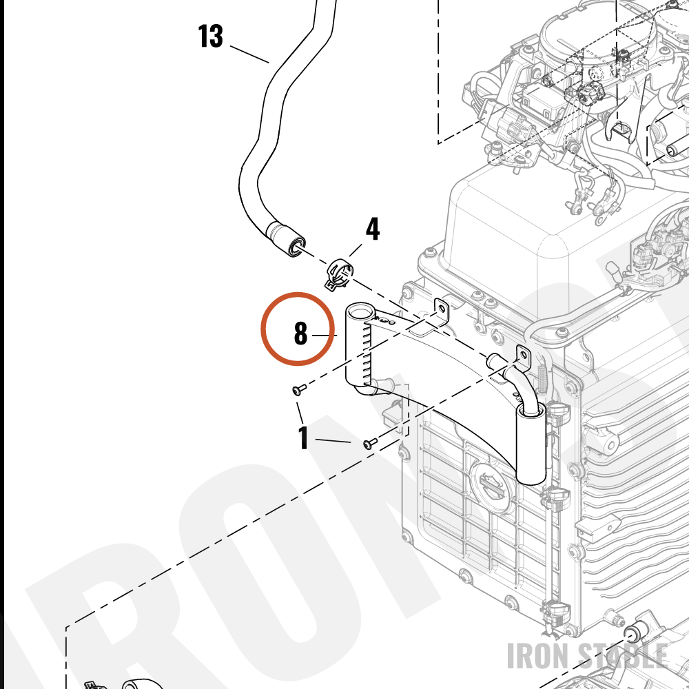 Harley-Davidson Radiator, Core