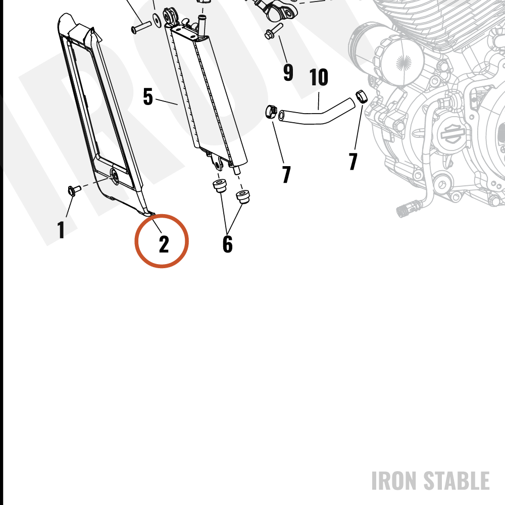 Harley-Davidson Rdtr Sub-Component, Cover Assembly