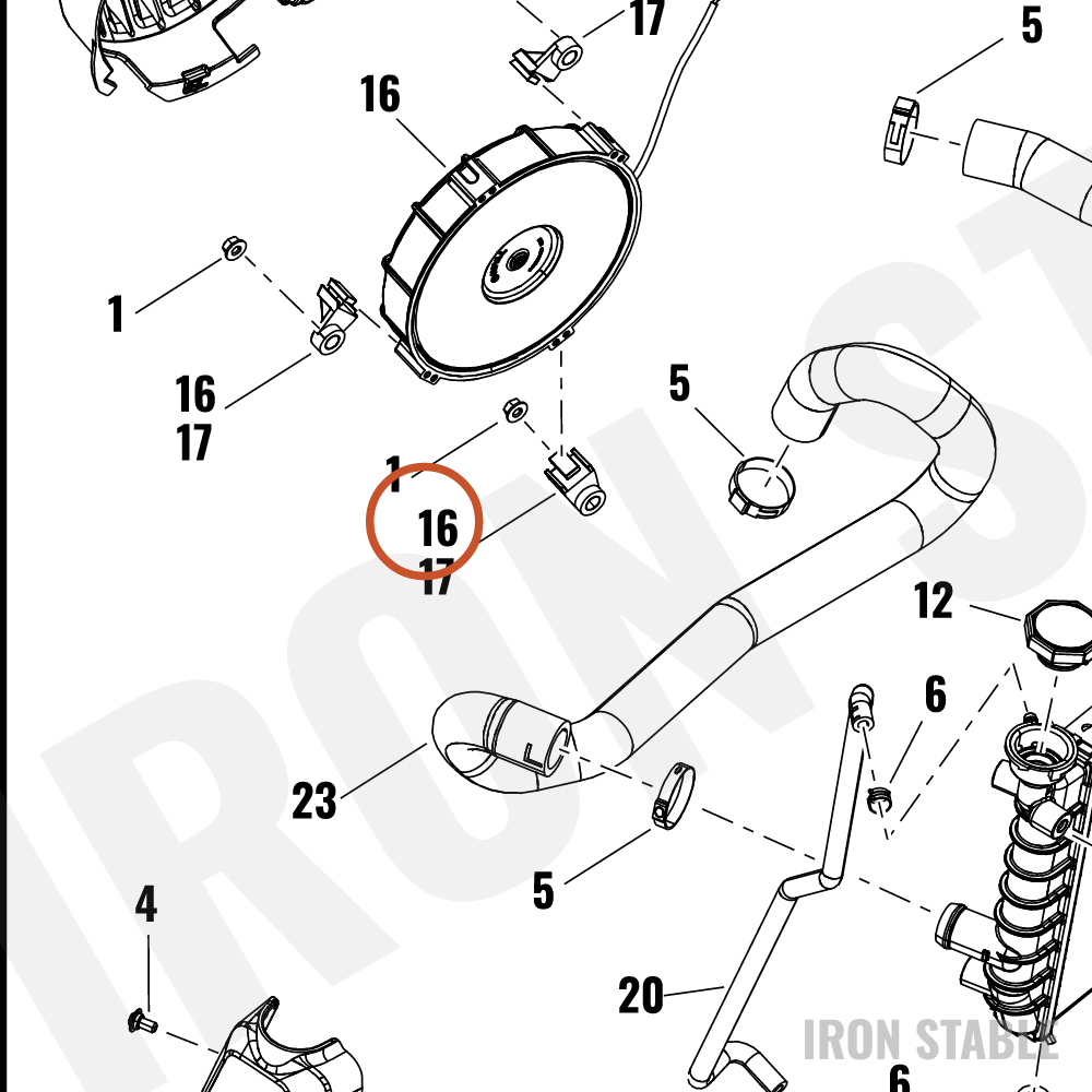 Harley-Davidson Kit, Fan, Clg