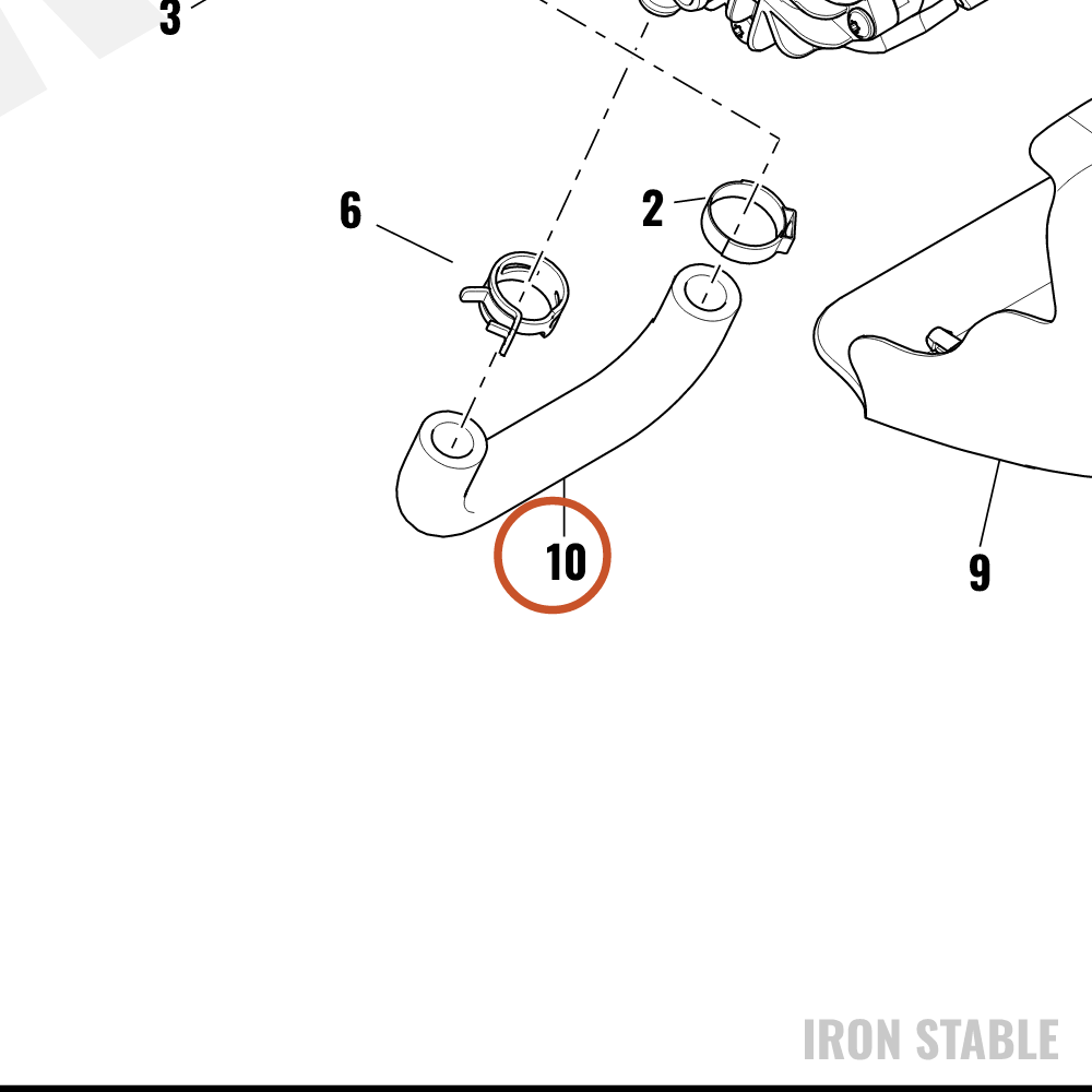 Harley-Davidson Hose, Outlet, Water Pump