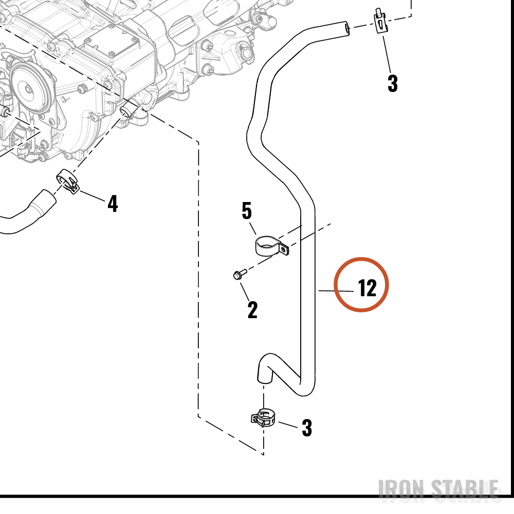 Harley-Davidson Hose, Rdtr, Fillneck To Pump