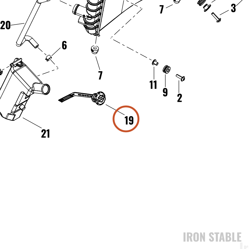 Harley-Davidson Tank, Rdtr Ovrfl, Dipstick